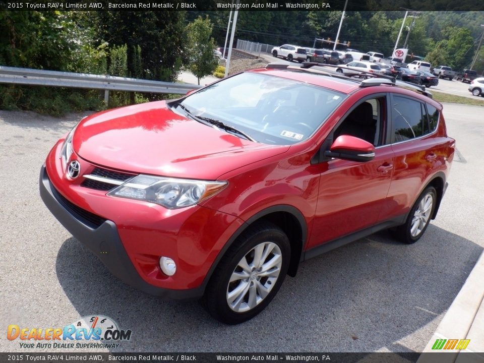 2015 Toyota RAV4 Limited AWD Barcelona Red Metallic / Black Photo #15