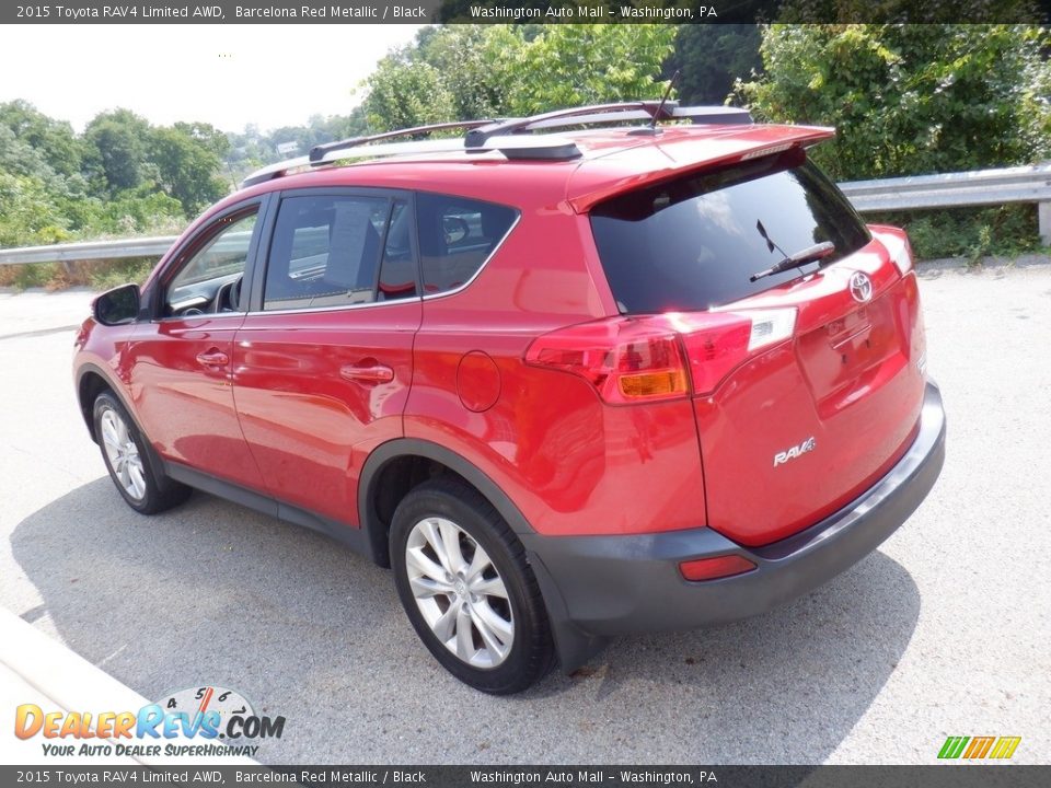 2015 Toyota RAV4 Limited AWD Barcelona Red Metallic / Black Photo #17