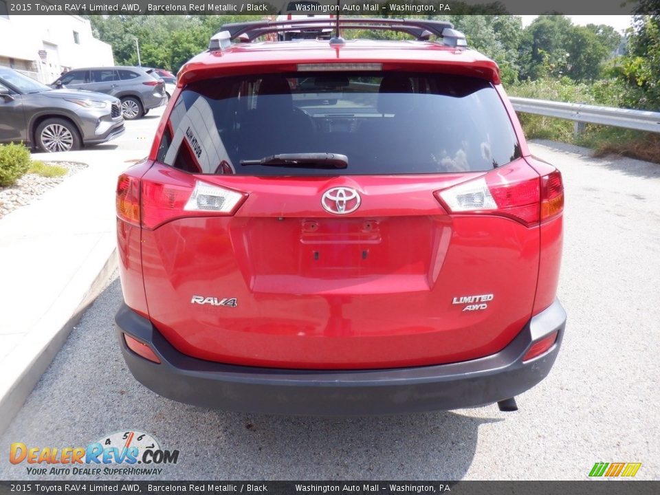 2015 Toyota RAV4 Limited AWD Barcelona Red Metallic / Black Photo #18