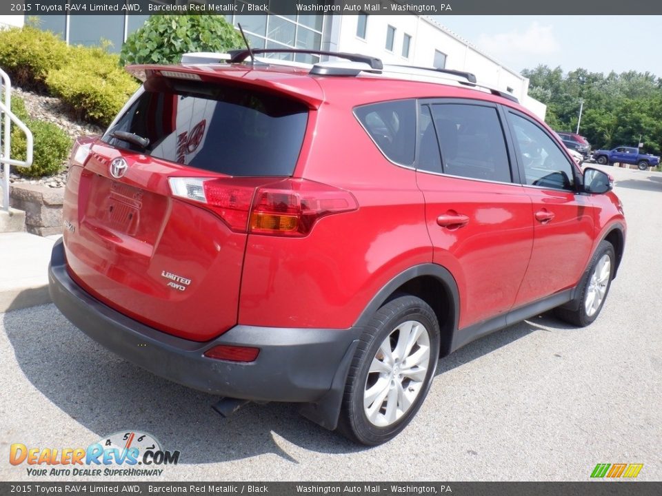 2015 Toyota RAV4 Limited AWD Barcelona Red Metallic / Black Photo #19