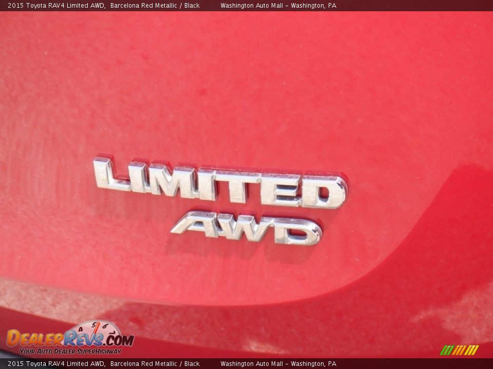 2015 Toyota RAV4 Limited AWD Barcelona Red Metallic / Black Photo #20