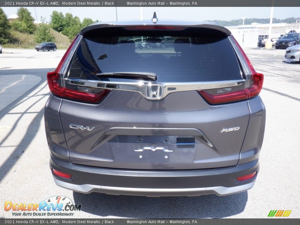 2021 Honda CR-V EX-L AWD Modern Steel Metallic / Black Photo #9