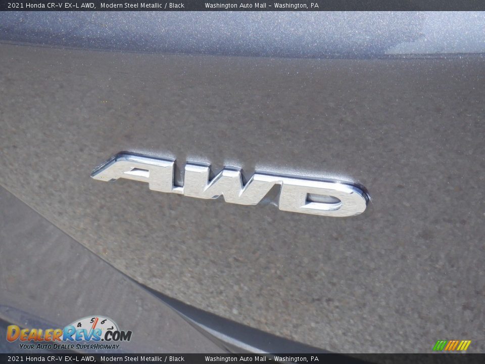2021 Honda CR-V EX-L AWD Modern Steel Metallic / Black Photo #11