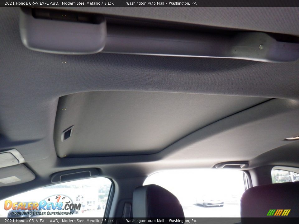 2021 Honda CR-V EX-L AWD Modern Steel Metallic / Black Photo #12