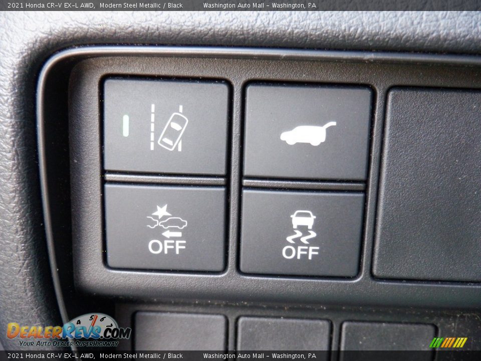 2021 Honda CR-V EX-L AWD Modern Steel Metallic / Black Photo #14