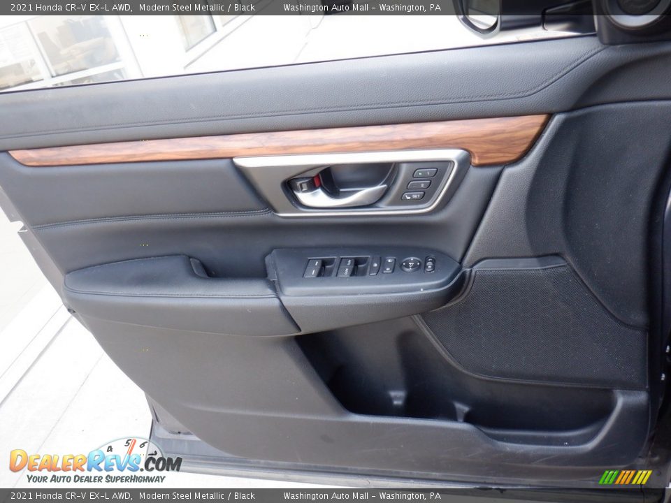 2021 Honda CR-V EX-L AWD Modern Steel Metallic / Black Photo #15