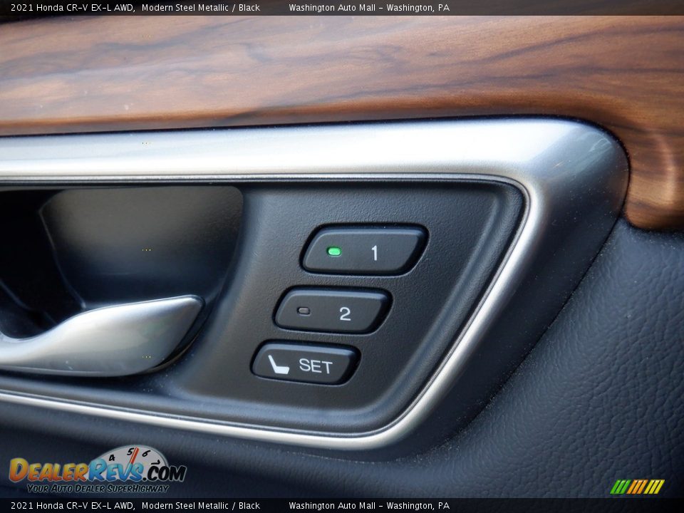 2021 Honda CR-V EX-L AWD Modern Steel Metallic / Black Photo #16