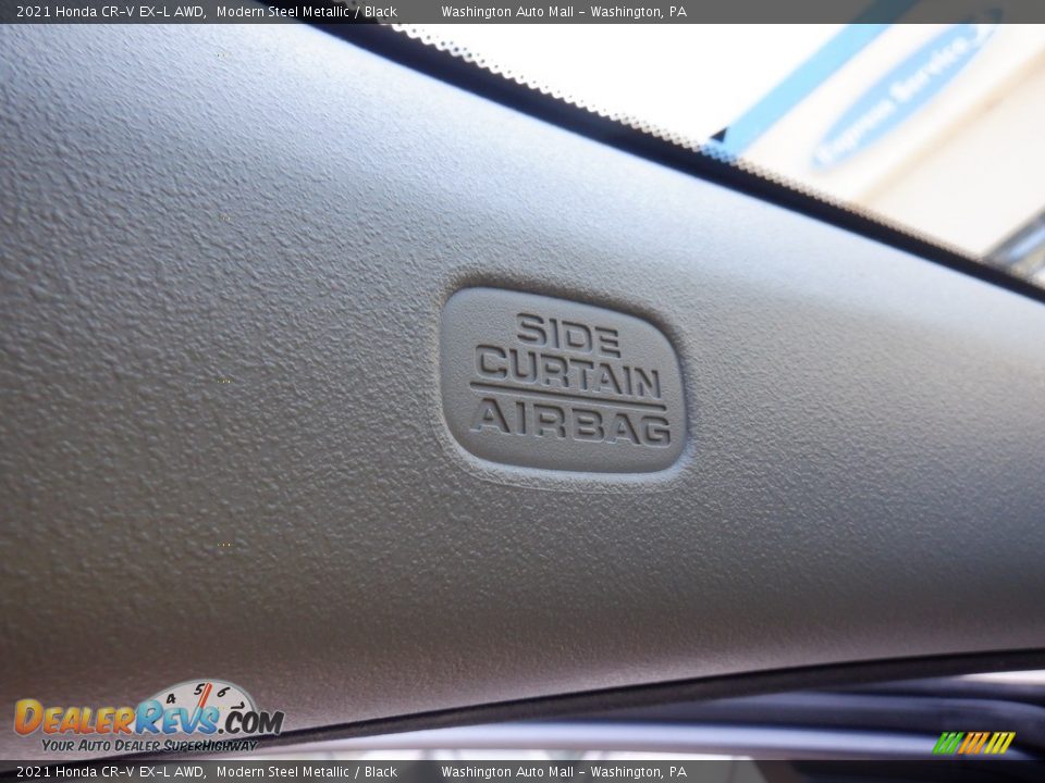 2021 Honda CR-V EX-L AWD Modern Steel Metallic / Black Photo #17