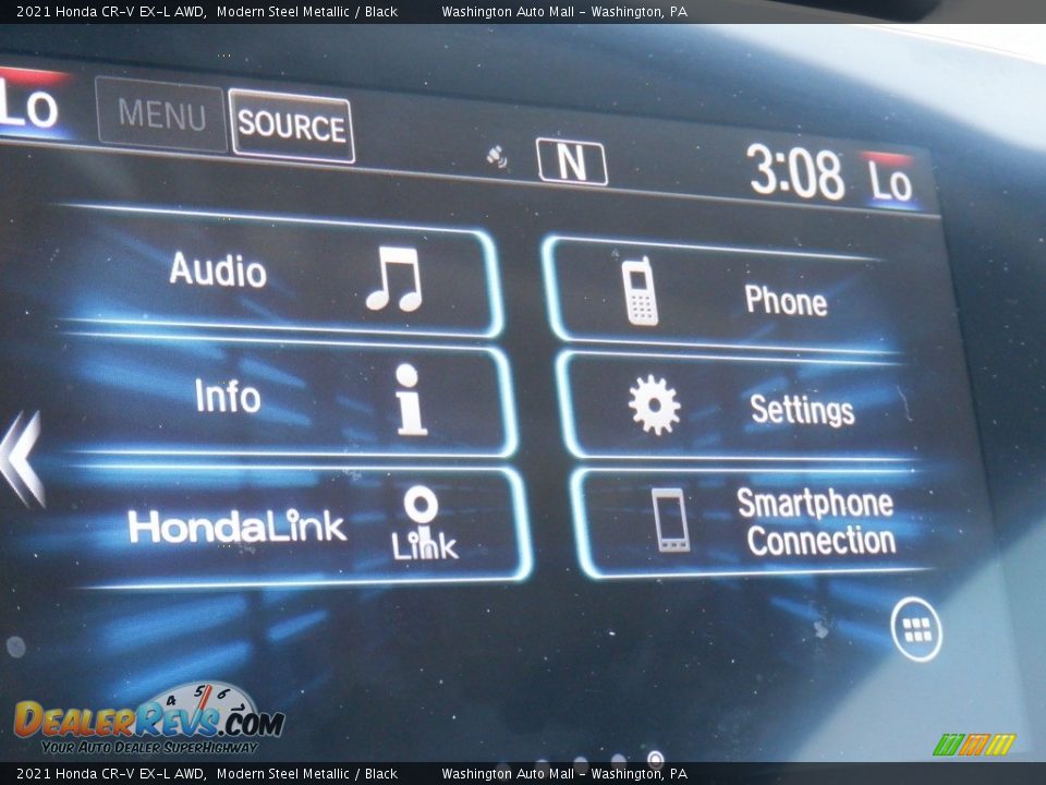 2021 Honda CR-V EX-L AWD Modern Steel Metallic / Black Photo #23
