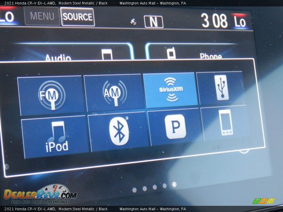 2021 Honda CR-V EX-L AWD Modern Steel Metallic / Black Photo #24