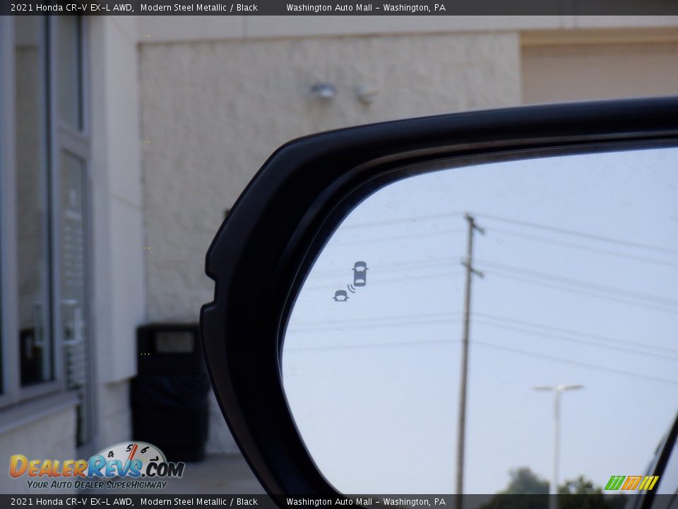 2021 Honda CR-V EX-L AWD Modern Steel Metallic / Black Photo #28