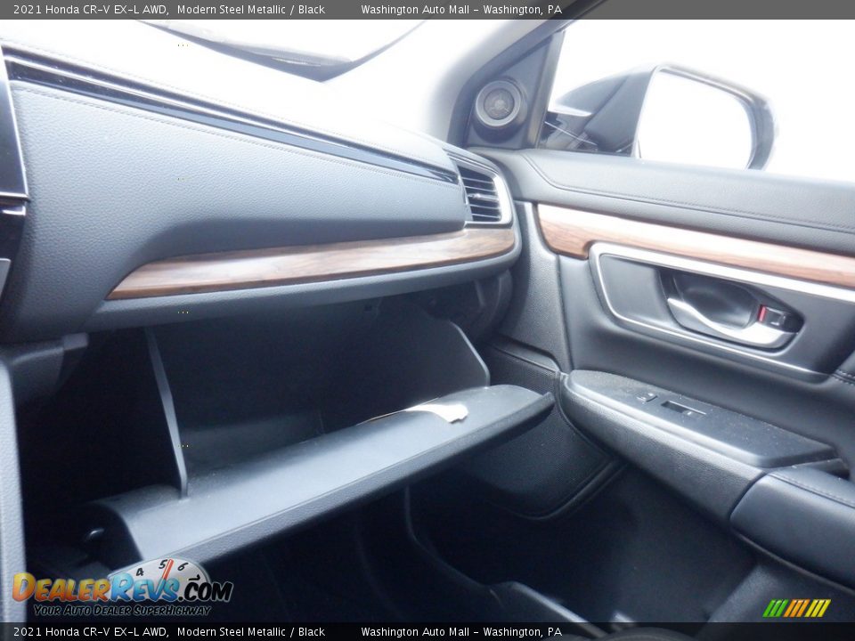 2021 Honda CR-V EX-L AWD Modern Steel Metallic / Black Photo #29