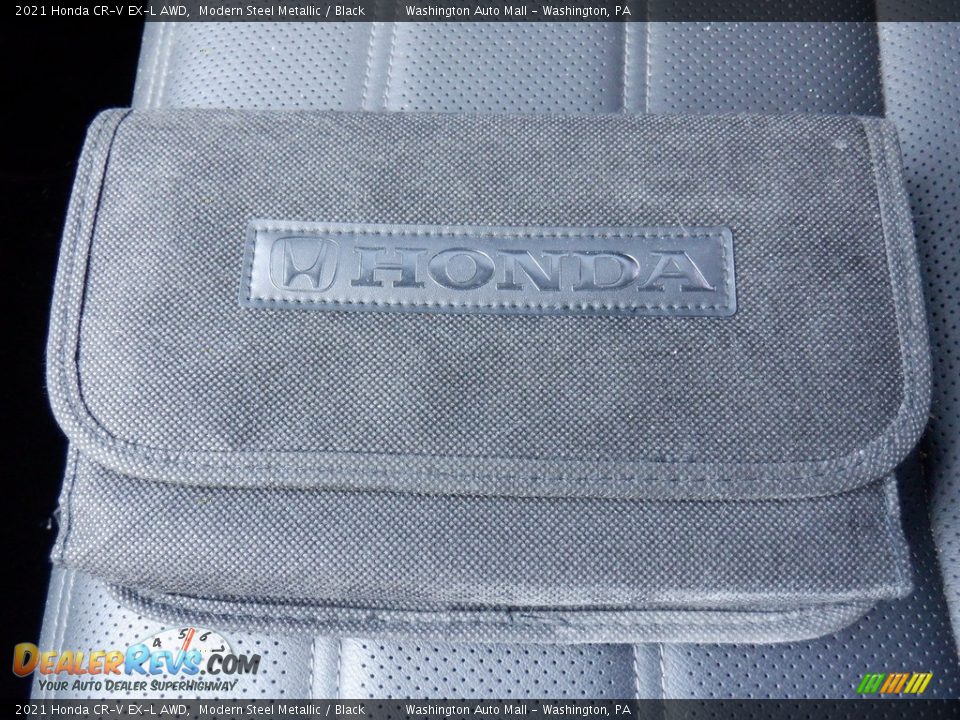2021 Honda CR-V EX-L AWD Modern Steel Metallic / Black Photo #32