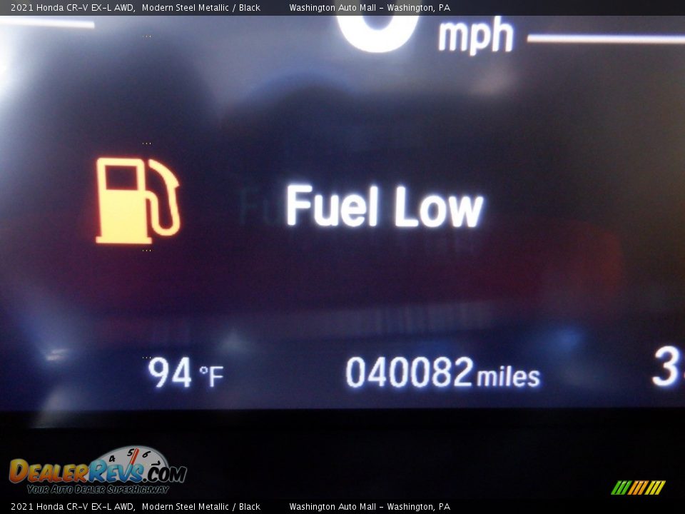 2021 Honda CR-V EX-L AWD Modern Steel Metallic / Black Photo #34