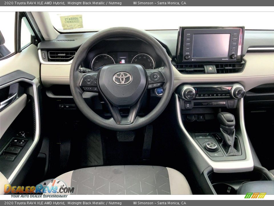 Dashboard of 2020 Toyota RAV4 XLE AWD Hybrid Photo #4
