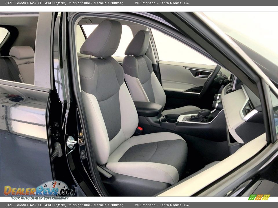 Front Seat of 2020 Toyota RAV4 XLE AWD Hybrid Photo #6