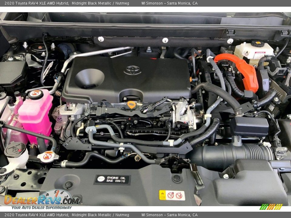 2020 Toyota RAV4 XLE AWD Hybrid 2.5 Liter DOHC 16-Valve Dual VVT-i 4 Cylinder Gasoline/Electric Hybrid Engine Photo #9
