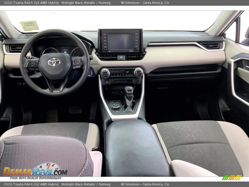 Dashboard of 2020 Toyota RAV4 XLE AWD Hybrid Photo #15