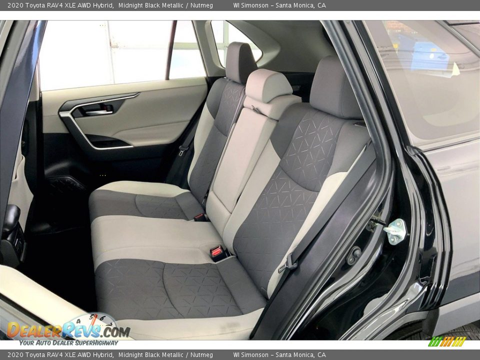 Rear Seat of 2020 Toyota RAV4 XLE AWD Hybrid Photo #20