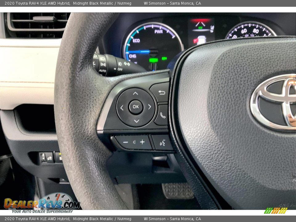 2020 Toyota RAV4 XLE AWD Hybrid Steering Wheel Photo #21