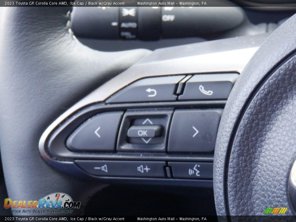 2023 Toyota GR Corolla Core AWD Steering Wheel Photo #12