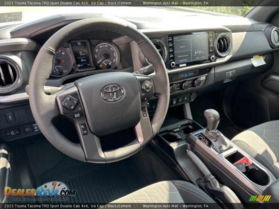 2023 Toyota Tacoma TRD Sport Double Cab 4x4 Ice Cap / Black/Cement Photo #3