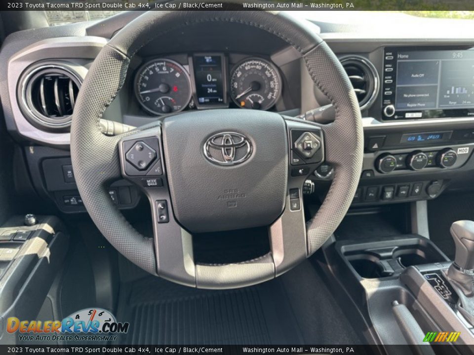 2023 Toyota Tacoma TRD Sport Double Cab 4x4 Ice Cap / Black/Cement Photo #10