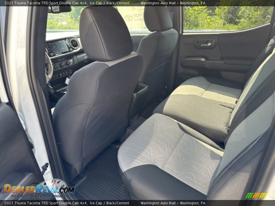 Rear Seat of 2023 Toyota Tacoma TRD Sport Double Cab 4x4 Photo #17