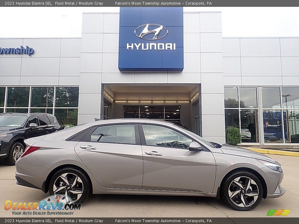 2023 Hyundai Elantra SEL Fluid Metal / Medium Gray Photo #1