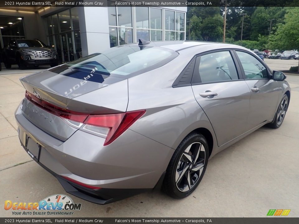 2023 Hyundai Elantra SEL Fluid Metal / Medium Gray Photo #2