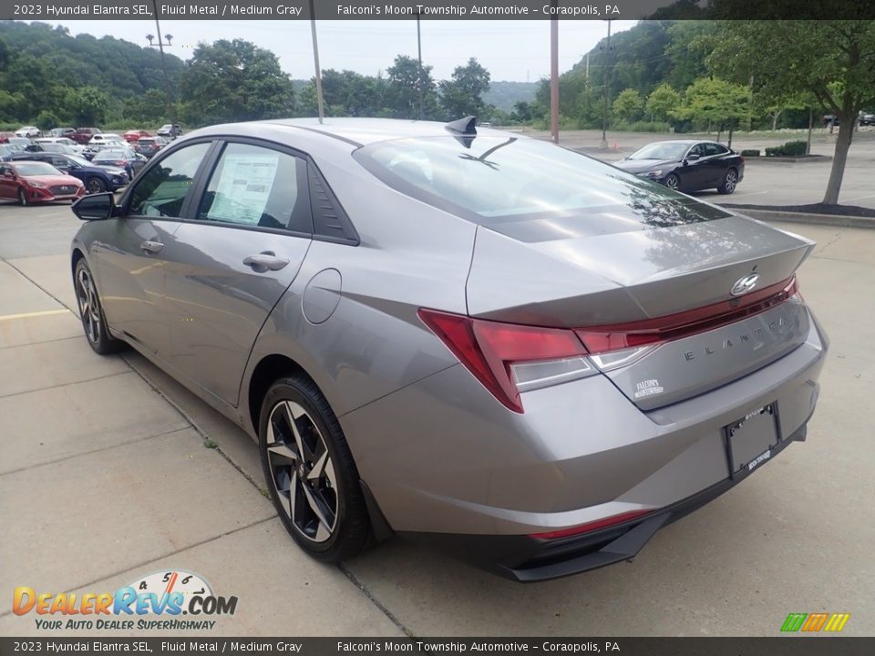 2023 Hyundai Elantra SEL Fluid Metal / Medium Gray Photo #5