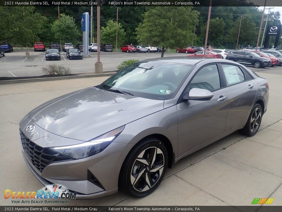 2023 Hyundai Elantra SEL Fluid Metal / Medium Gray Photo #7