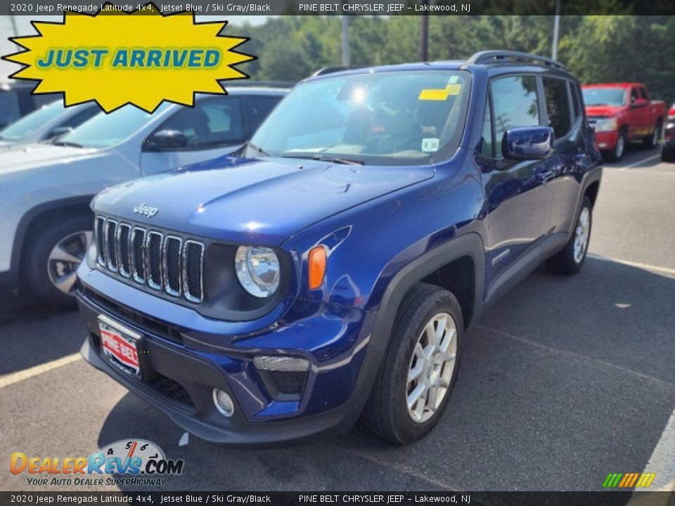 2020 Jeep Renegade Latitude 4x4 Jetset Blue / Ski Gray/Black Photo #1