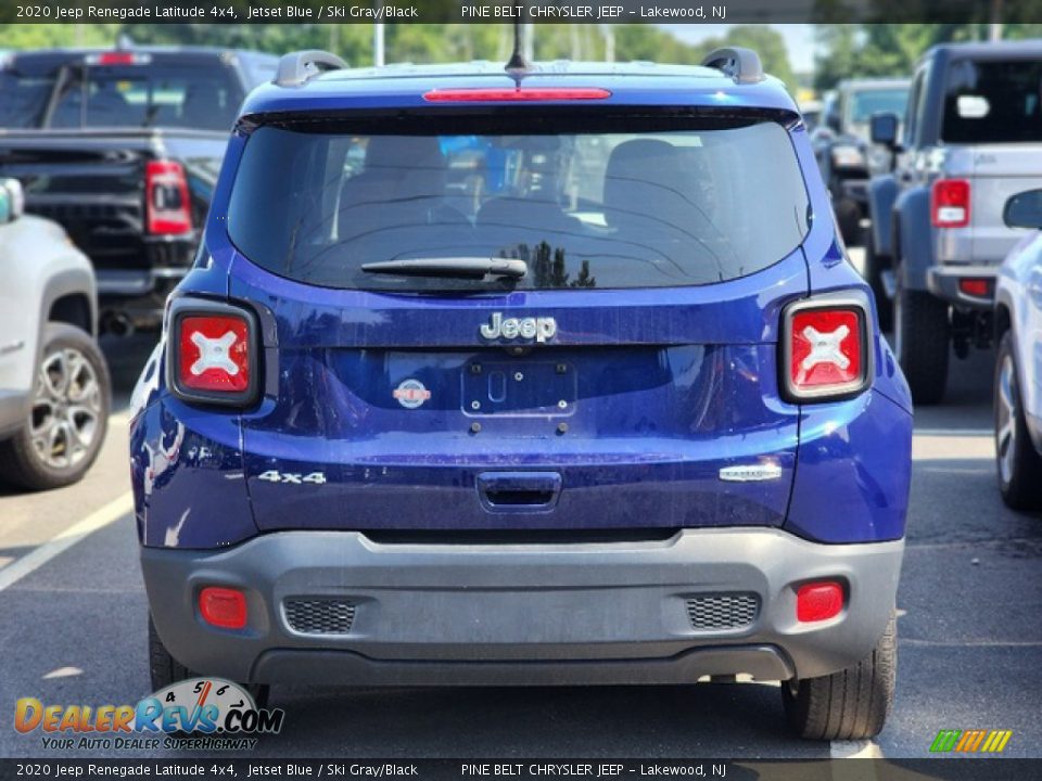 2020 Jeep Renegade Latitude 4x4 Jetset Blue / Ski Gray/Black Photo #4