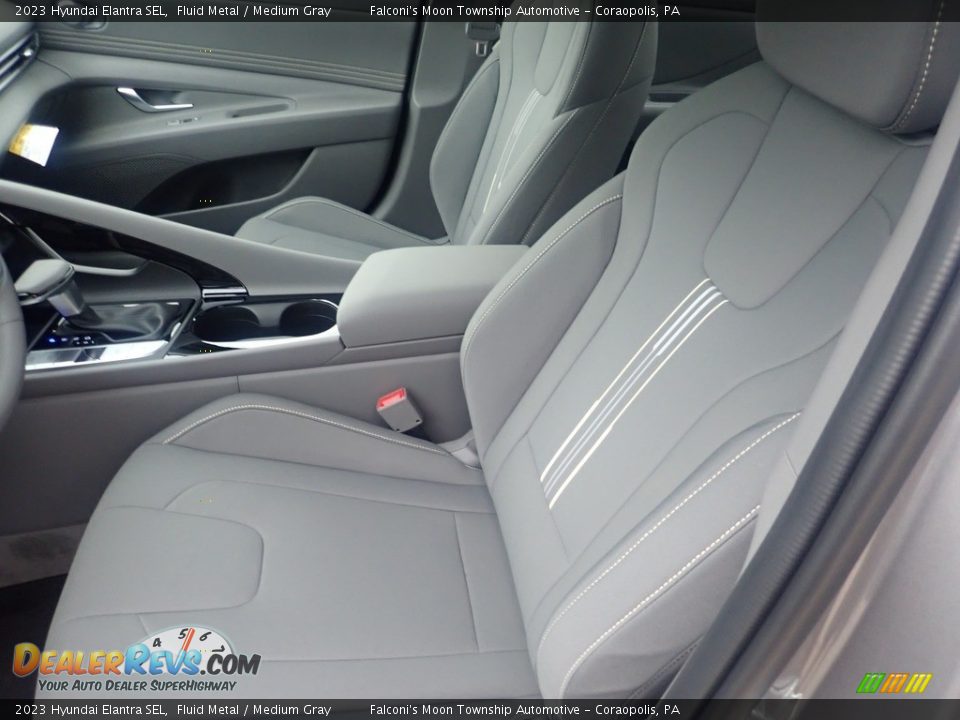 2023 Hyundai Elantra SEL Fluid Metal / Medium Gray Photo #11