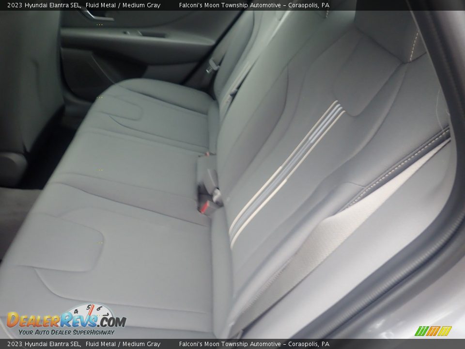 2023 Hyundai Elantra SEL Fluid Metal / Medium Gray Photo #12