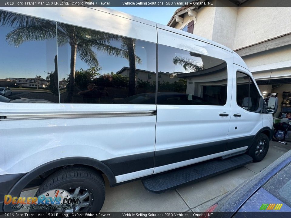 2019 Ford Transit Van 150 LR Long Oxford White / Pewter Photo #2