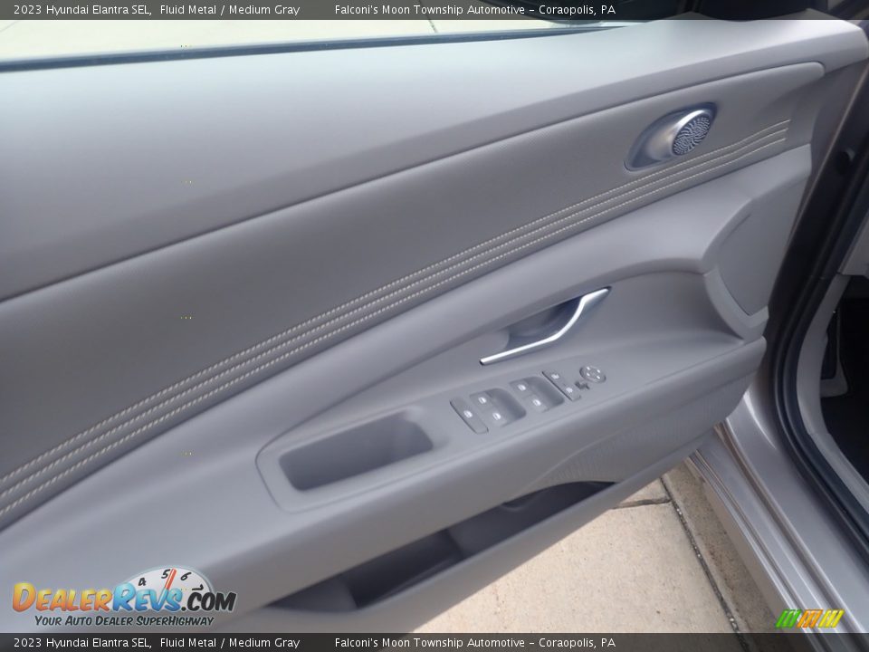 2023 Hyundai Elantra SEL Fluid Metal / Medium Gray Photo #14