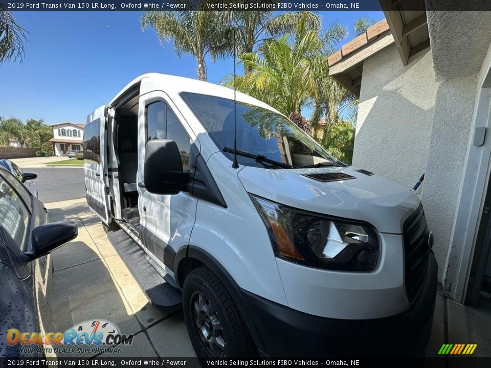 2019 Ford Transit Van 150 LR Long Oxford White / Pewter Photo #3