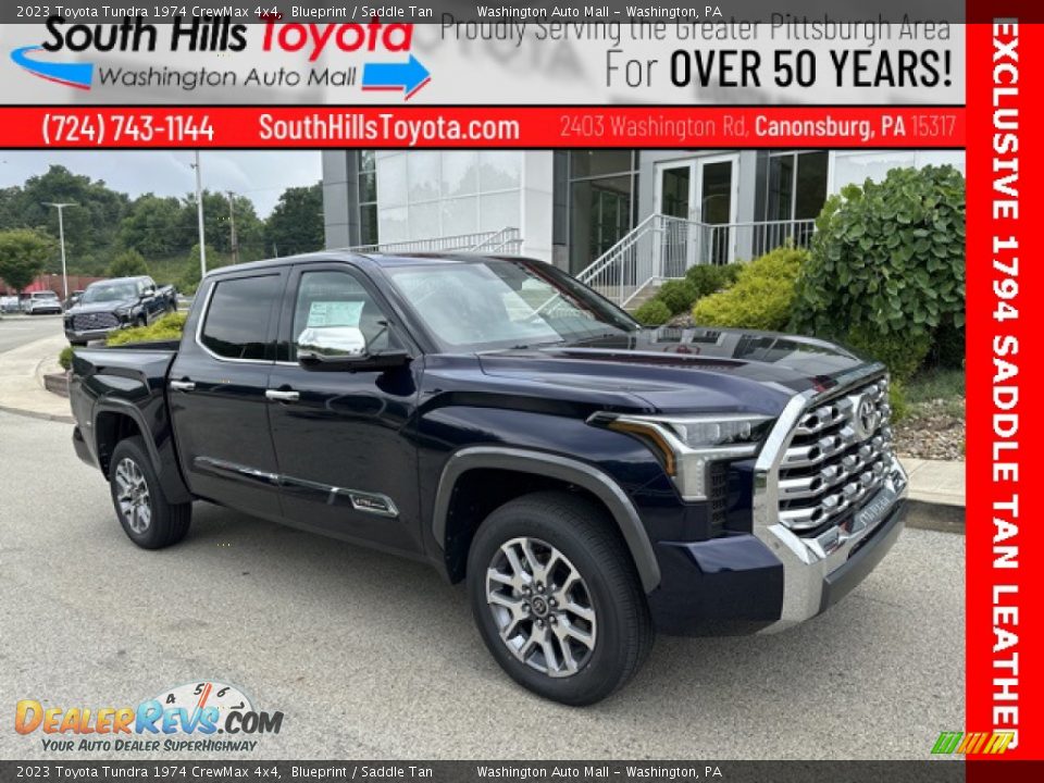 2023 Toyota Tundra 1974 CrewMax 4x4 Blueprint / Saddle Tan Photo #1