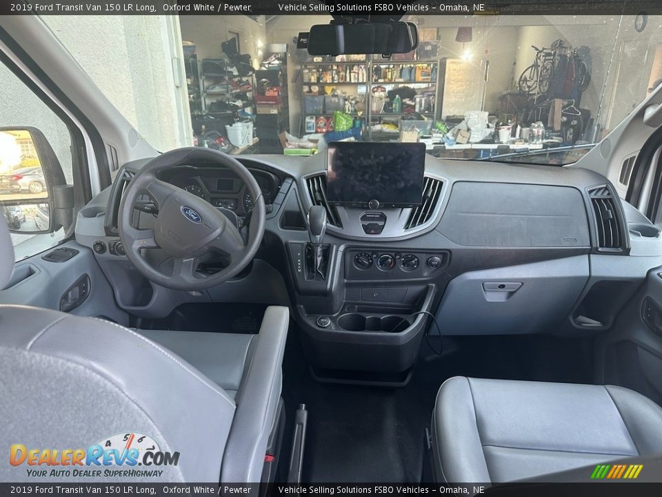 2019 Ford Transit Van 150 LR Long Oxford White / Pewter Photo #8