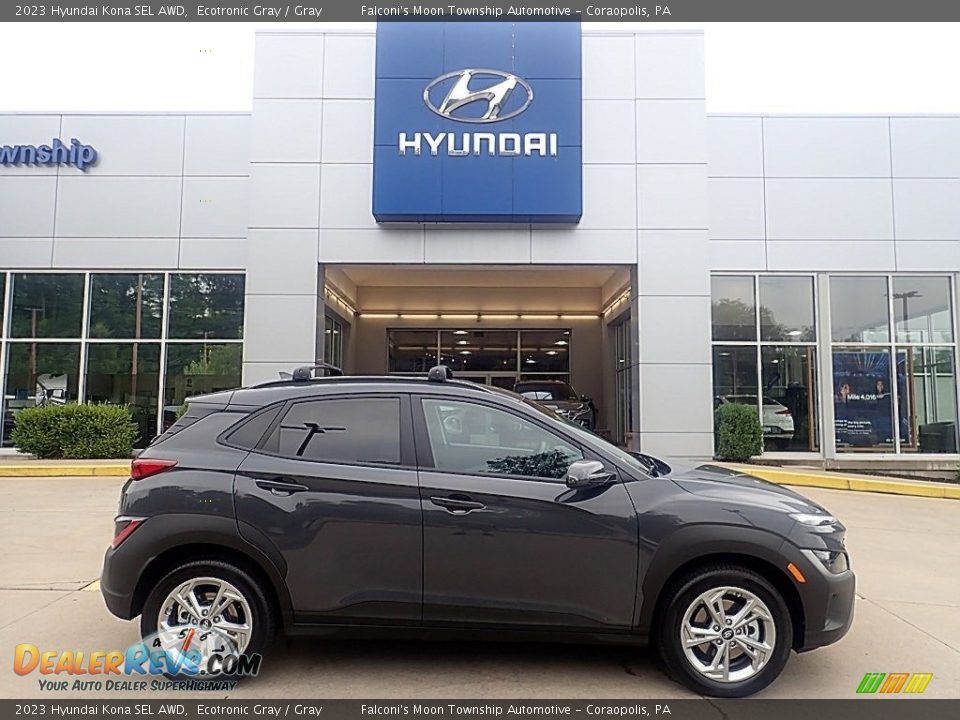 2023 Hyundai Kona SEL AWD Ecotronic Gray / Gray Photo #1