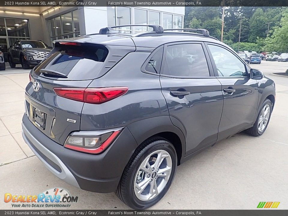 2023 Hyundai Kona SEL AWD Ecotronic Gray / Gray Photo #2