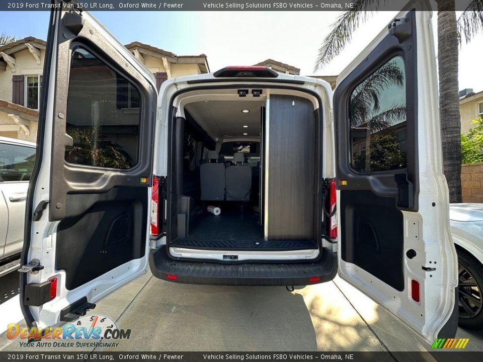 2019 Ford Transit Van 150 LR Long Oxford White / Pewter Photo #12