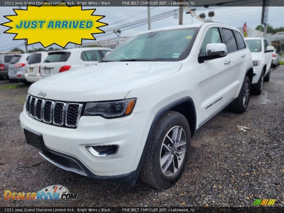 2021 Jeep Grand Cherokee Limited 4x4 Bright White / Black Photo #1