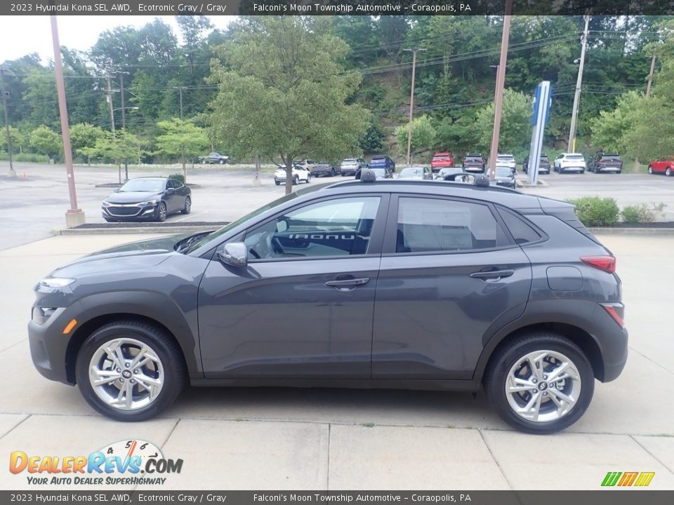 2023 Hyundai Kona SEL AWD Ecotronic Gray / Gray Photo #6