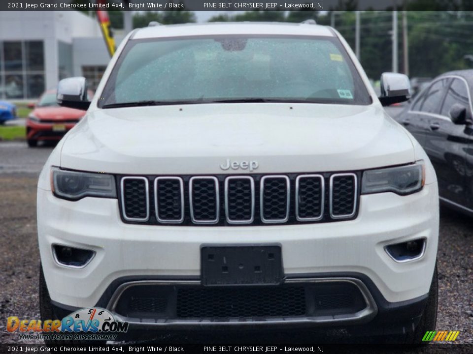 2021 Jeep Grand Cherokee Limited 4x4 Bright White / Black Photo #2