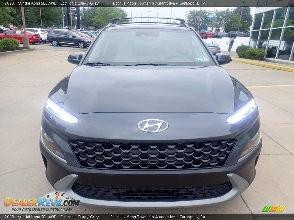 2023 Hyundai Kona SEL AWD Ecotronic Gray / Gray Photo #8