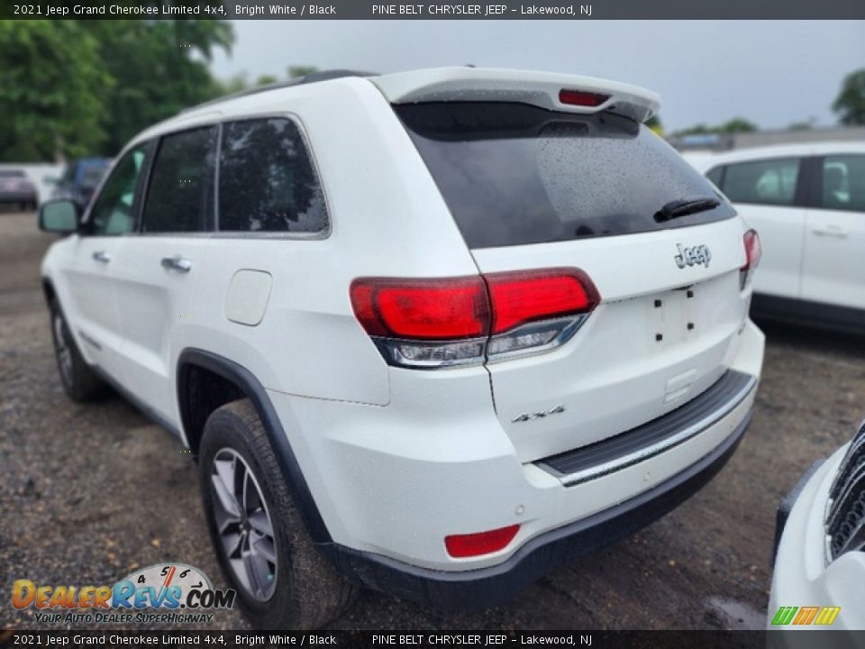 2021 Jeep Grand Cherokee Limited 4x4 Bright White / Black Photo #4