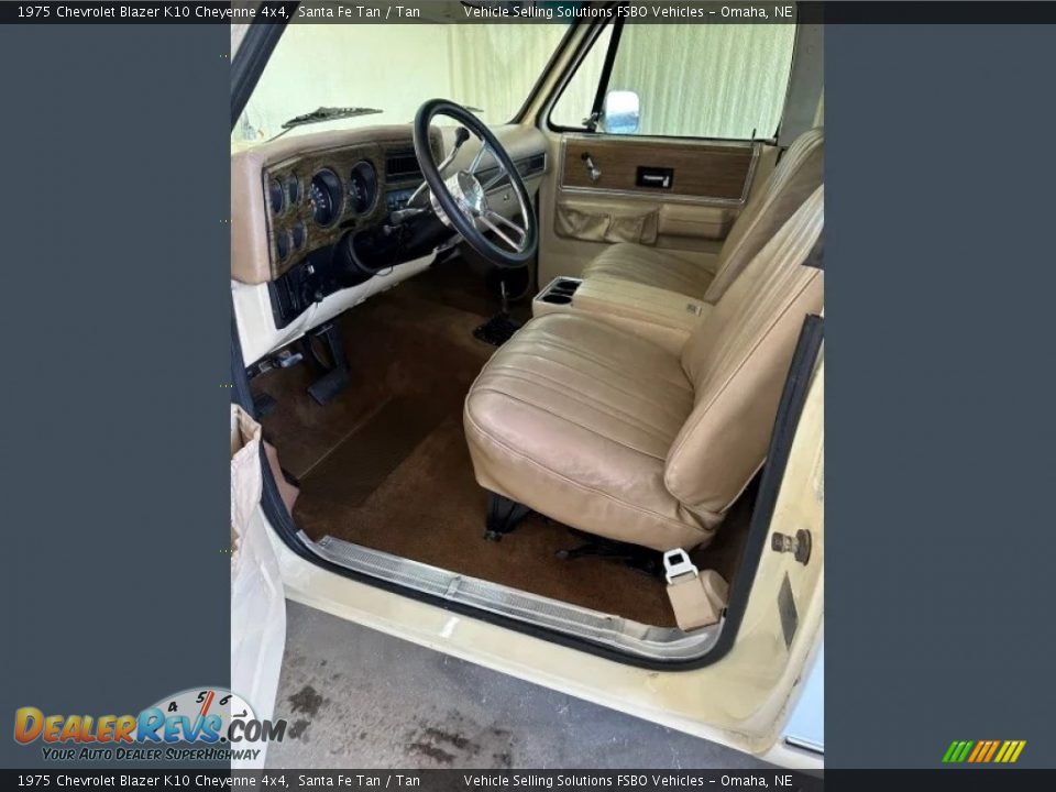 Front Seat of 1975 Chevrolet Blazer K10 Cheyenne 4x4 Photo #5